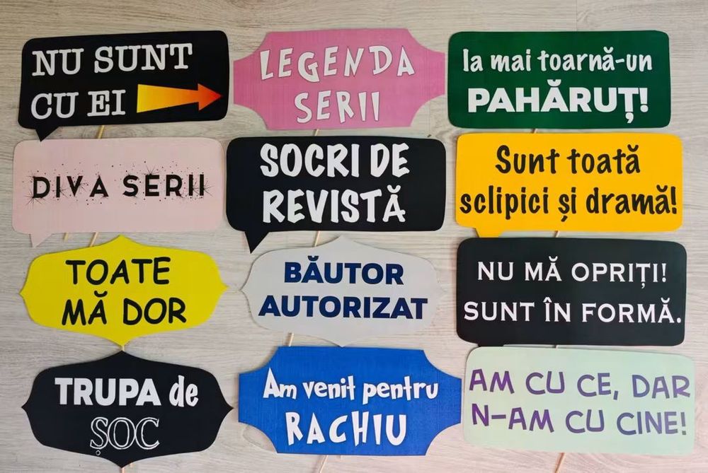 Propsuri recuzită foto mesaje amuzante petrecere
