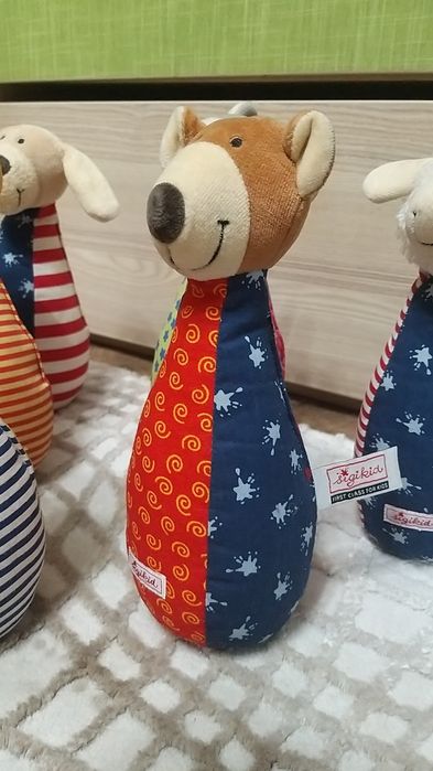 Мягкий боулинг, зверята.