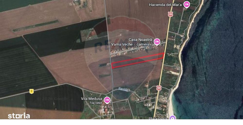 Teren intravilan 1,95 ha Vama Veche