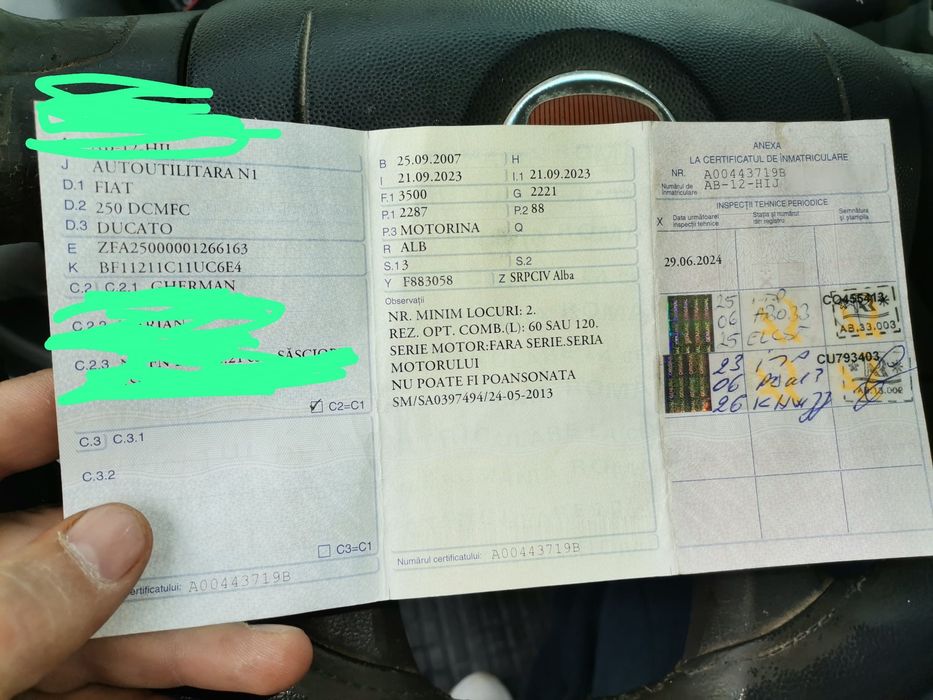 Vând fiat Ducato