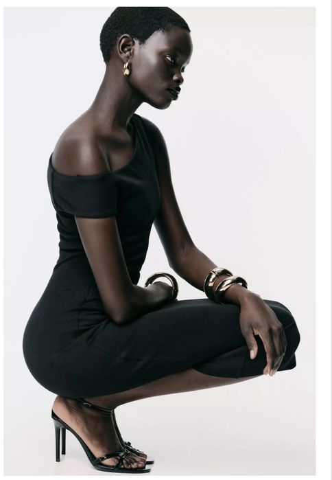 Рокля Zara бежова