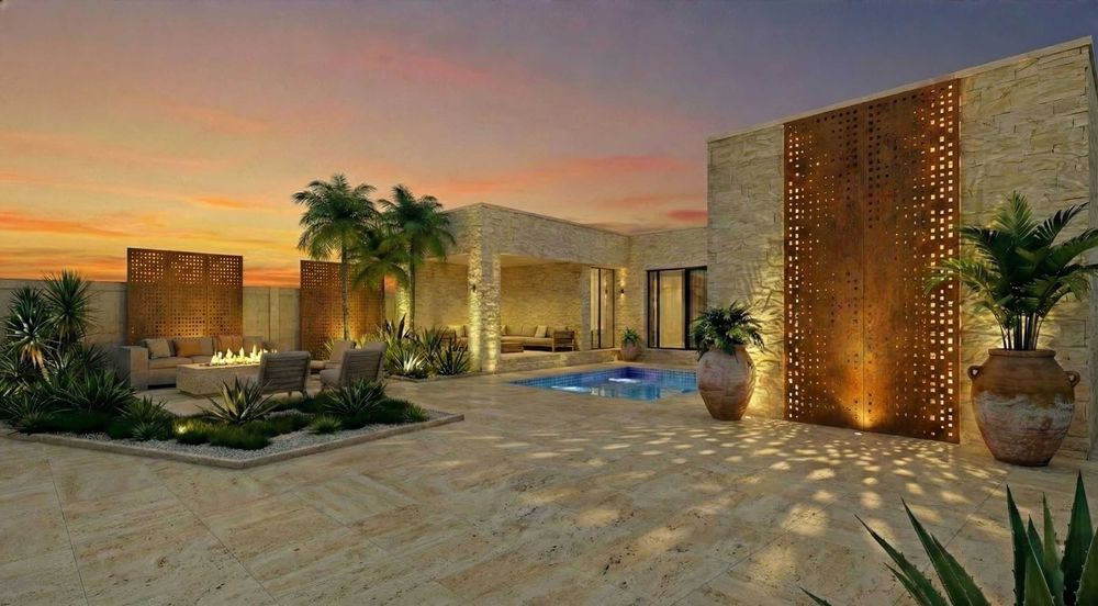 Vilă Modernă pe Parter cu Piscină și Focar Exterior – Domnesti