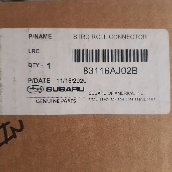 Субару Подрулевой шлейф