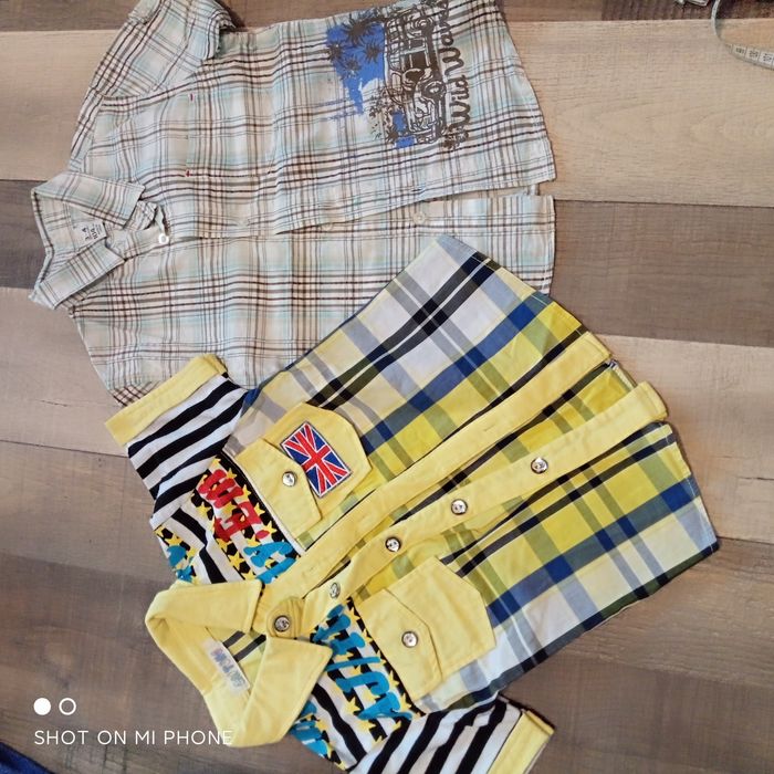 Детские рубашки на 3-4 года