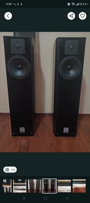 Vând sistem audio stereo format din amplificator Harman/Kardon PM625 + boxe de podea 707 Pro ATL