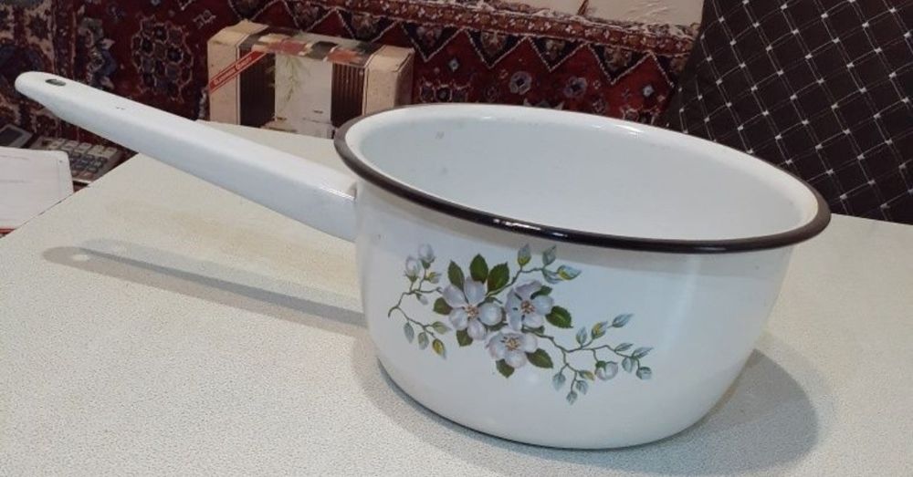 Ковш нержавейка 2л с ручкой