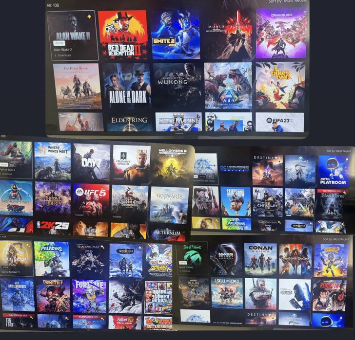 PS5 Disc | 2TB (Samsung SSD) | 2 Joy | Слушалки | Игри