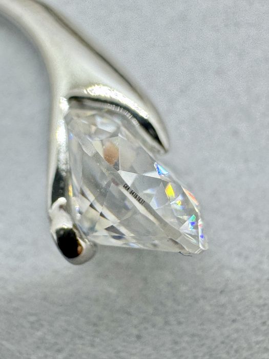 Стебърни обеци с мойсанит (Диамант) 1 карат