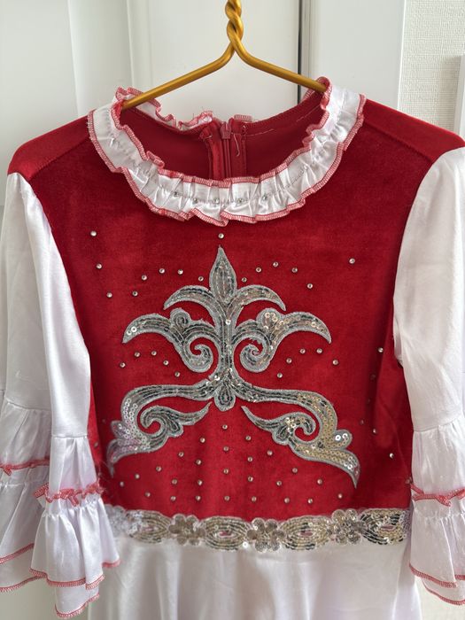 Казахское платье 8-10 лет