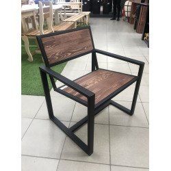 Кресло лофт металлический