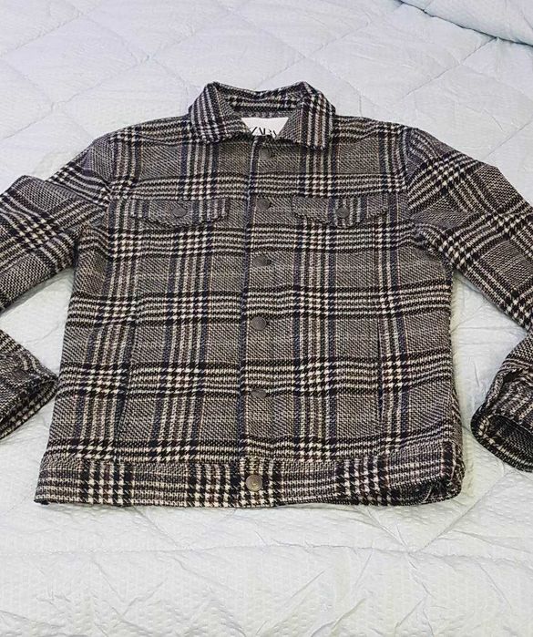 Дамско карирано  яке Zara