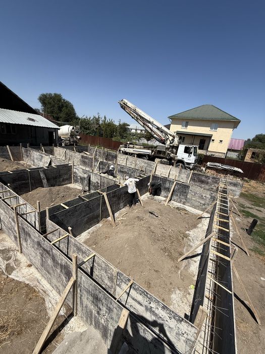 Фундамент куйамыз кез келген проект