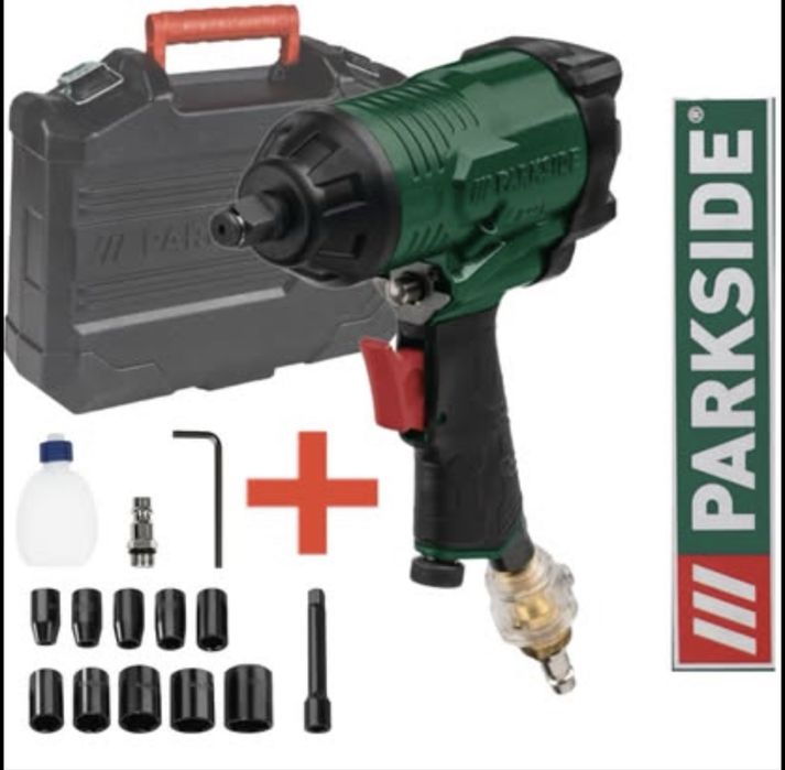 Cheie de impact pneumatică Parkside PDSS 310 C6 – 310 Nm, 6.3 bar