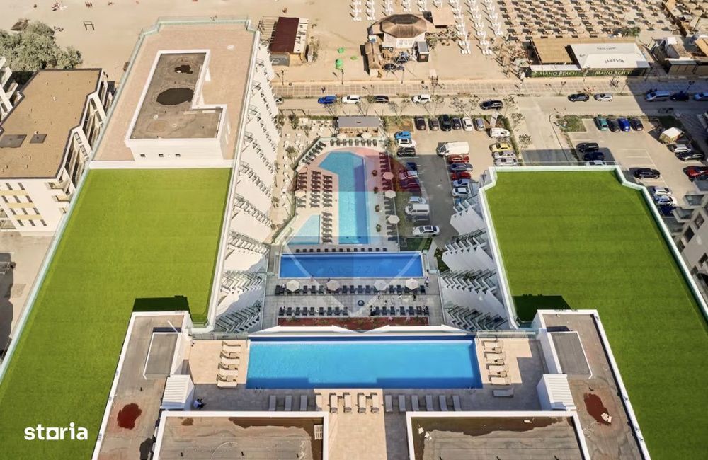 2 camere în Alezzi Infinity cu suprafață generoasă si vedere la mare