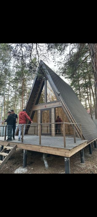 Изготовим по вашему проекту деревянные модульные каркасные дома