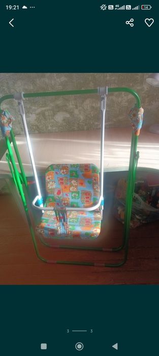 Детская качеля в отличном состоянии