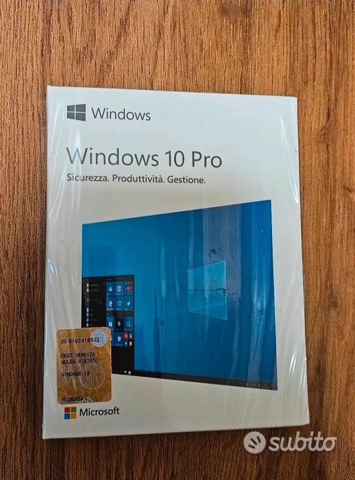 Windows 10 Pro Licență USB  Originală 32-Bit/ 64-Bit
Win Pro FPP10 P2 HAV-00127
50€ a pezzo Fondo magazzino, disponibile piu pezzi,.