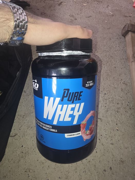 Vand proteina capsuna 1 kg