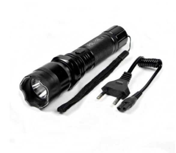 Lanternă Autoapărare Cu Electroșoc Și Arc Electric 10000Watti