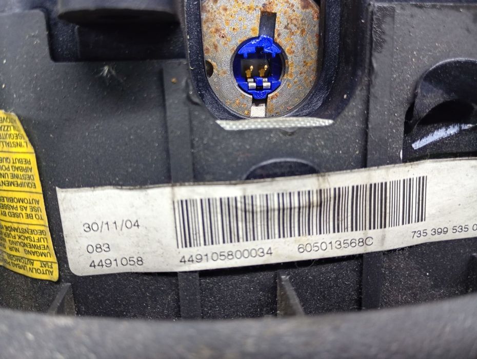 Airbag sofer 605013568C Fiat Doblo 1 (facelift) (2005 - 2009)