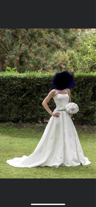 Rochie de mireasa matase satin