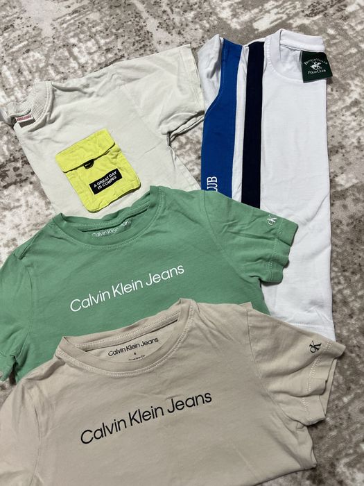 Лот тениски за момче 4-5г. Ck, polo, zara