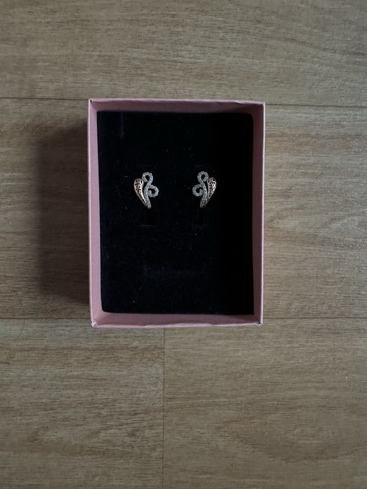 Серьги позолота