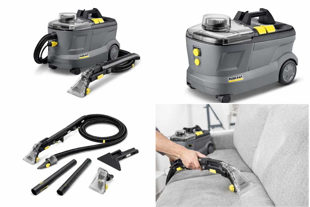 Inchiriez aspirator injectie-extractie Karcher 8 si curățător cu abur