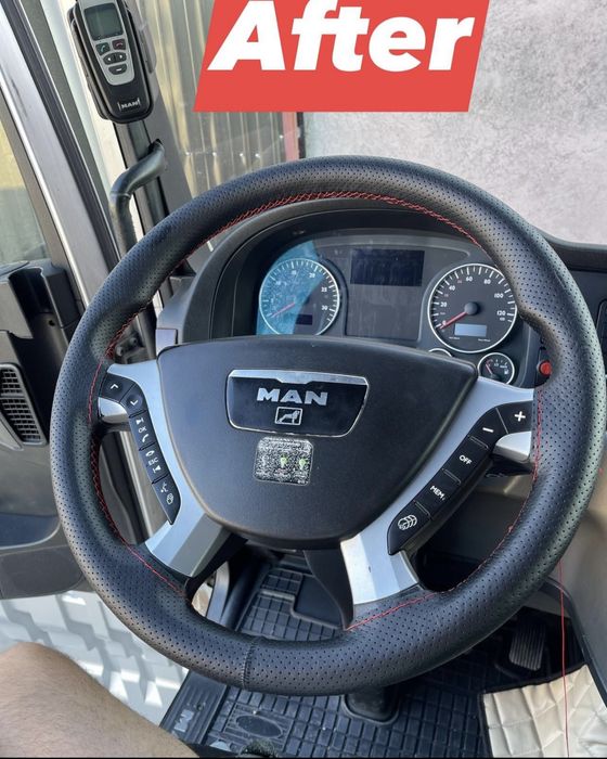 Huse Volan Piele Perforata ( Auto , Dube , Camioane )