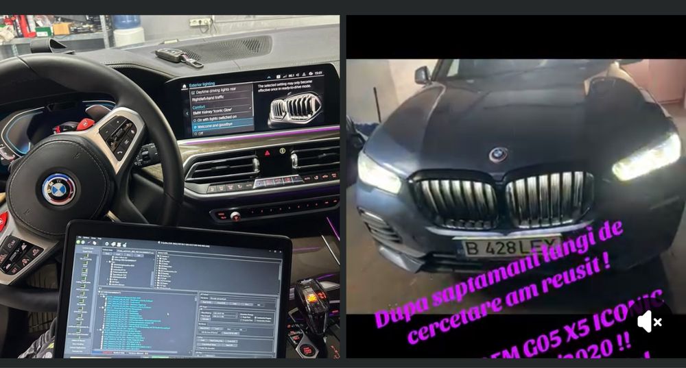 Grile iluminate bmw G05 x5 iconic glow RETROFIT OEM