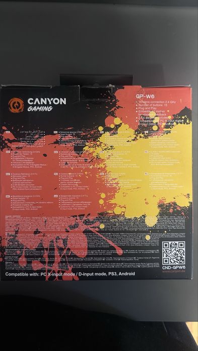 Игровой джойстик Canyon GP-W6 для ПК, PS3 и Android