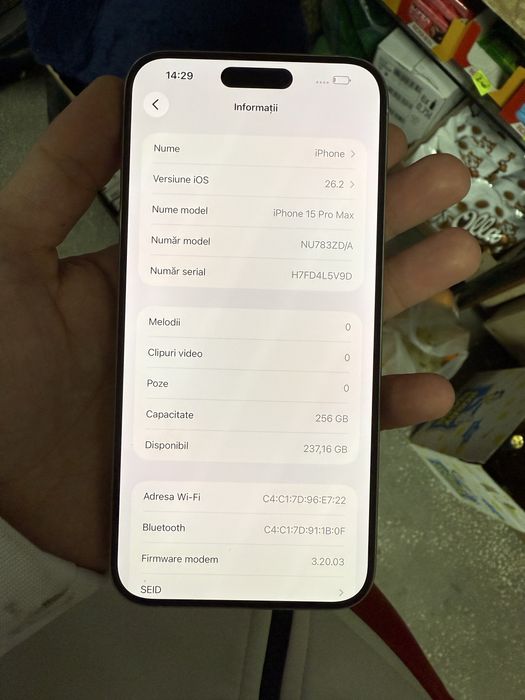 Iphone 15 Pro Max 256Gb