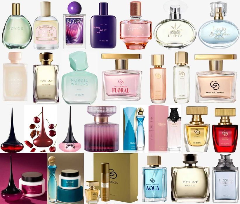 Разпродажба на парфюми и тоалетни води от AVON/ORIFLAME