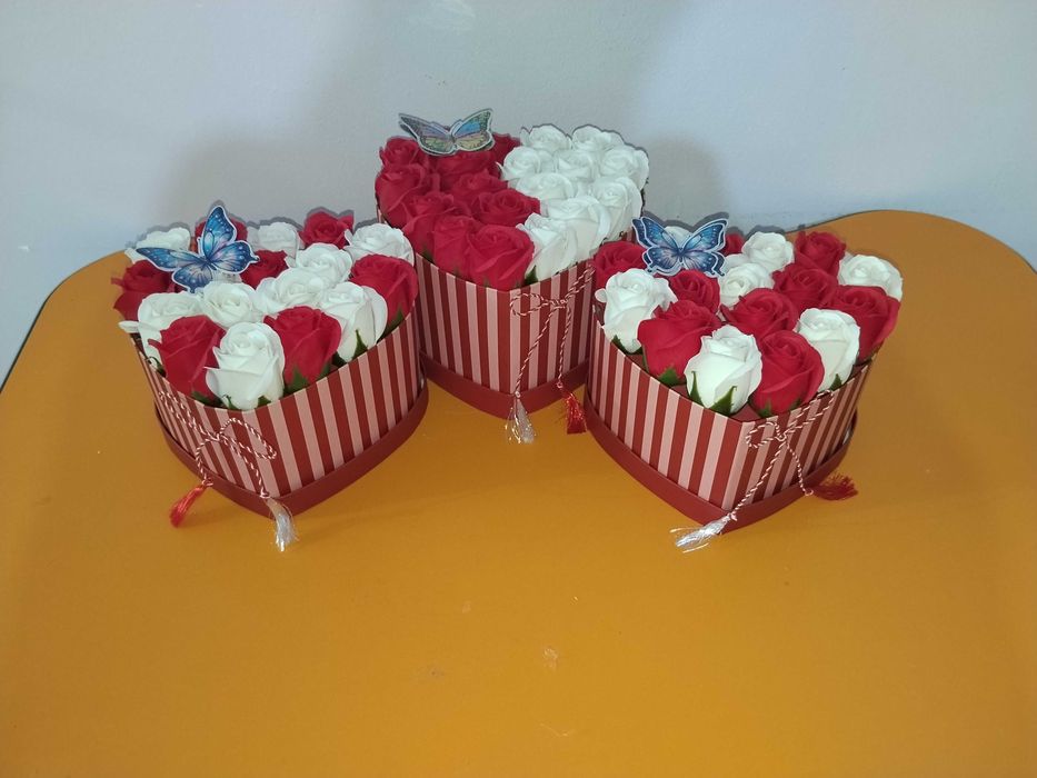 Aranjamente florale din flori de săpun