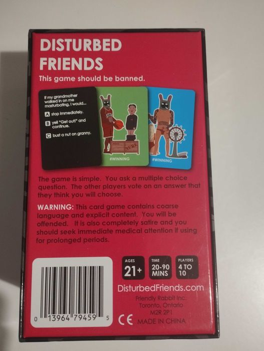 Парти Бордова Игра Disturbed Friends (18+) за 4-10 играча