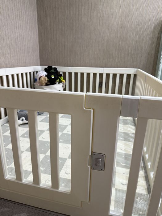 Детский игровой манеж с ковриком