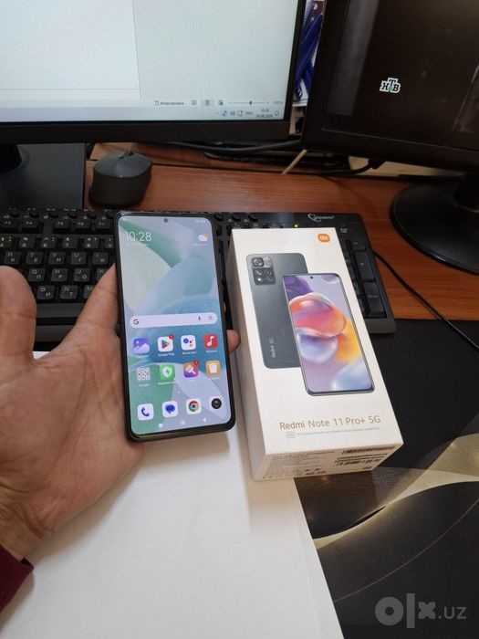 Redmi note 11pro+5G 12/256gb ideal ochilmagan usta kurmagan aybi yuq