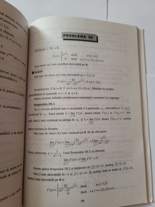 Analiza matematica- probleme rezolvate si comentate