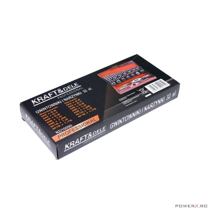 Trusa filiere si tarozi, 32 piese, Kraft