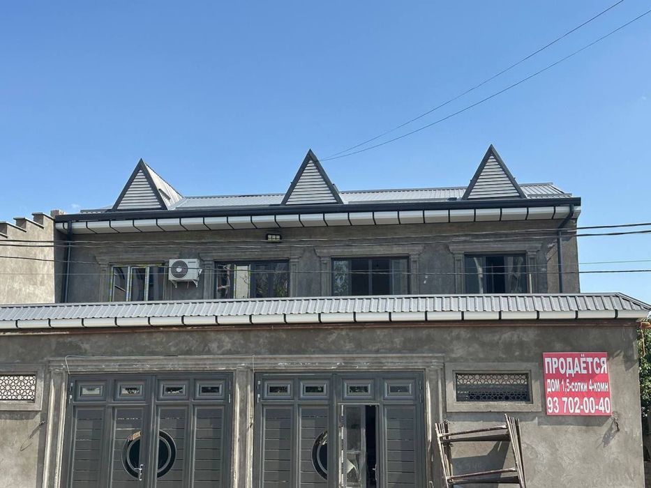 Продаю 2,5 сот 4 ком  2 этажний дом олмас