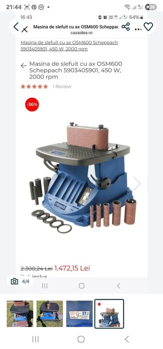 Masina slefuit - Festool, Bosch, Dewalt, Makita, Felder