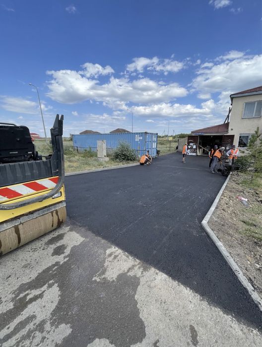 Асфальтирование Асфальт  укладка