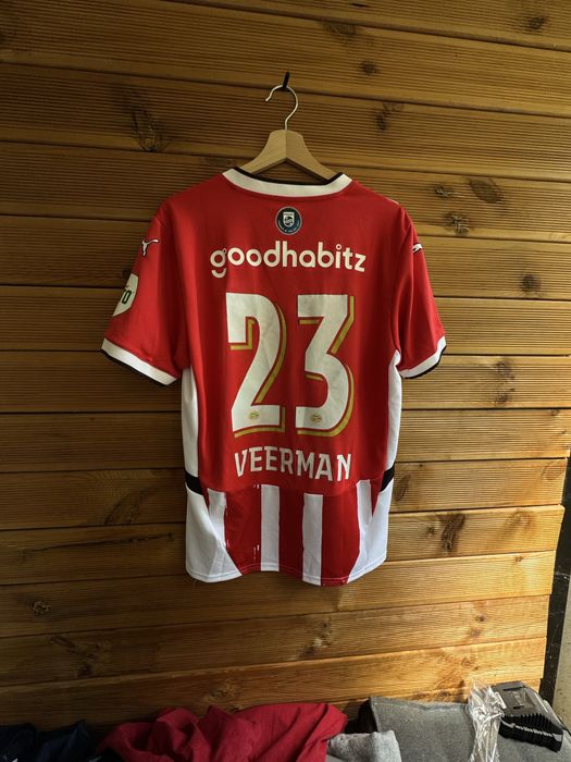 100% Оригинална тениска Puma PSV Eindhoven 2024/25 – Veerman #23 (Размер М)
