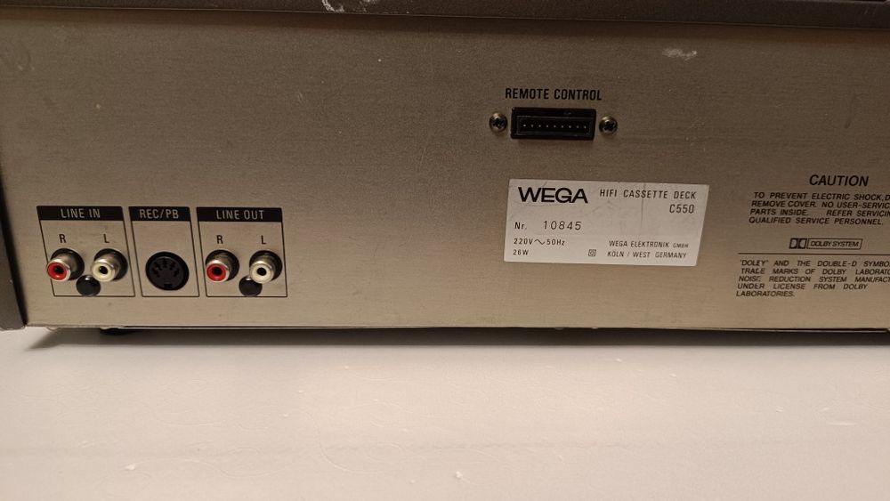 Дека WEGA C-550 ( Германия)