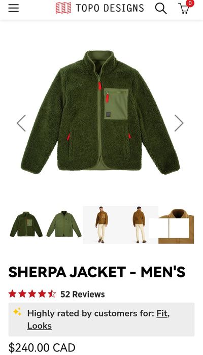 Geaca fleece sherpa topo design L