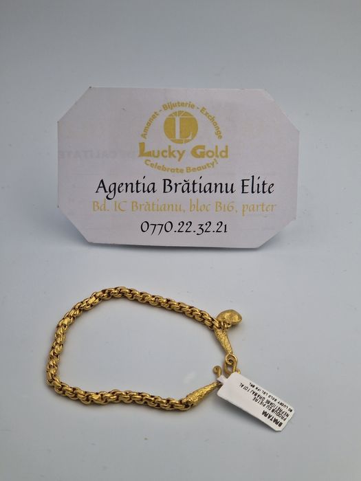 Brățară Aur 22k 7,59gr lungime 16cm cod 16521