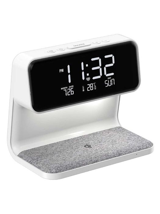 Simsiz zaryadkali aqlli stol soati