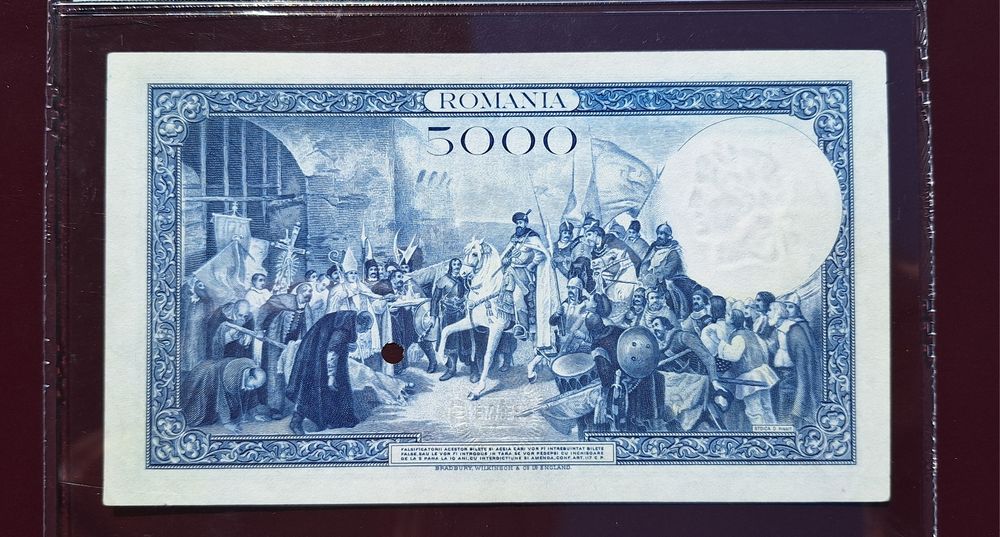 5000 lei 1931, Specimen