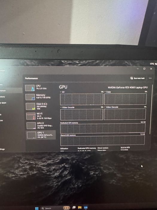 Laptop msi rtx 4060