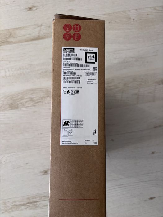 Лаптоп Lenovo ThinkPad L16 Gen 2 + Windows 11 PRO